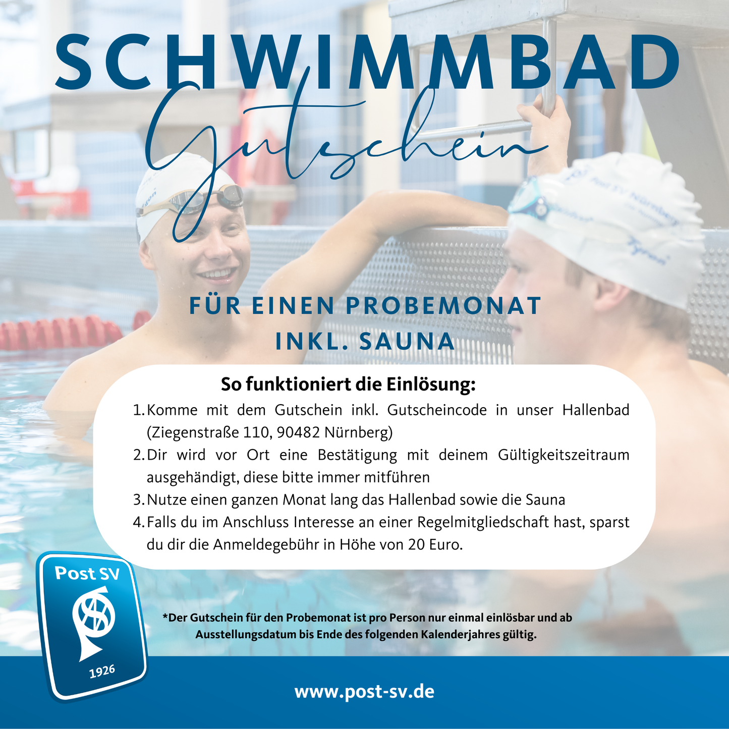 Gutschein Post SV-Hallenbad